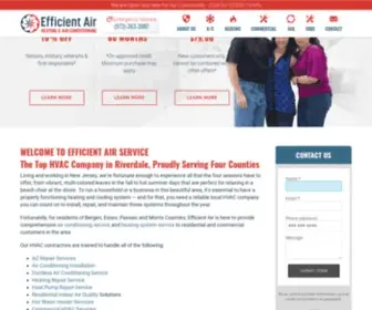 Efficientairservice.com(#1 HVAC Company Located in Riverdale) Screenshot