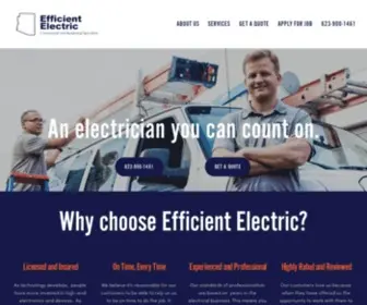 EfficientelectricPhoenix.com(Efficient Electric) Screenshot