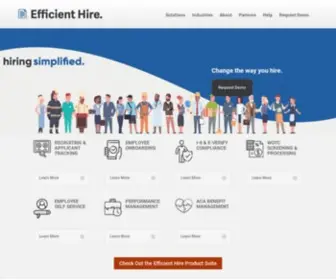Efficienthire.com(Employee On) Screenshot