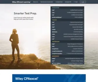 Efficientlearning.com(Wiley Efficient Learning) Screenshot