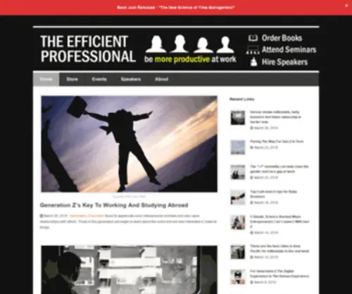 Efficientprofessional.com(The Efficient Professional) Screenshot
