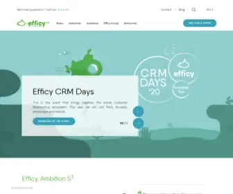 Efficy.com(CRM solutions for Customer Relationship Management) Screenshot