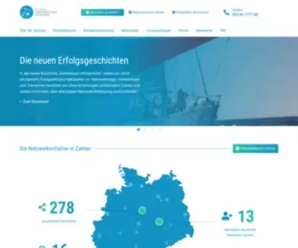 Effizienznetzwerke.org(Initiative Energieeffizienz) Screenshot