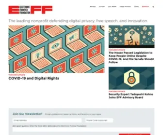 EFF.net(Electronic Frontier Foundation) Screenshot