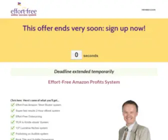 Effortfreeonlinesuccess.com(Effort-Free Online Success) Screenshot