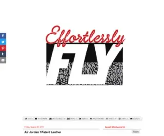 Effortlesslyfly.com(Online Footwear Platform for the Culture) Screenshot