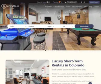 Effortlessstay.com(Short Term Rentals) Screenshot