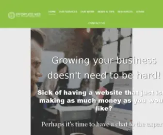Effortlessweb.com.au(Small Business Marketing Made Easy) Screenshot