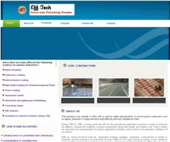 Efftechonline.com(Civil Contractors) Screenshot