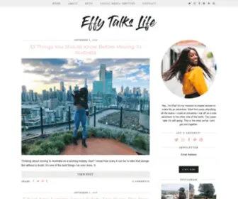 Effytalkslife.com(Effy Talks Life) Screenshot