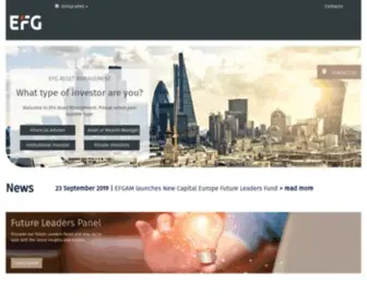 Efgam.com(EFG Asset Management) Screenshot
