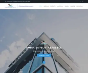 Efgme.com(Emirates Float Glass LLC) Screenshot