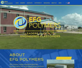 Efgpolymers.com(Engineered Elastomers) Screenshot