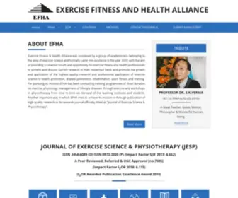 Efha.in(Exercise Fitness and Health Alliance) Screenshot
