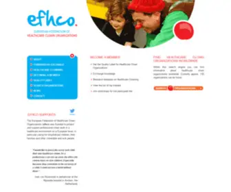 Efhco.eu(European Federation of Healthcare Clowns Organizations) Screenshot