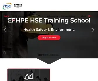 Efhpe.com(EFHPE HSE Training School) Screenshot