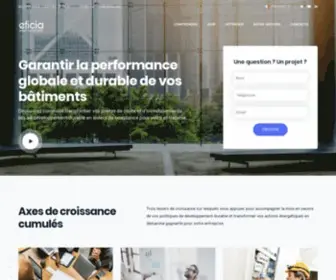 Eficia.com(L’Intelligence énergétique au service de vos bâtiments) Screenshot