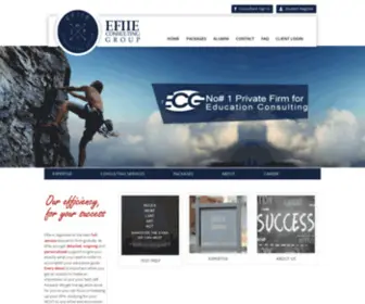 Efiie.com(Top Medical School and Dental School Admissions Assistance Firm) Screenshot