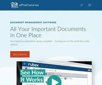 Efilecabinet.com(Document Management Software) Screenshot