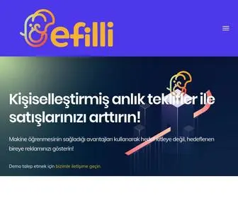 Efilli.com(Kişiselleştirilmiş Anlık Teklifler) Screenshot