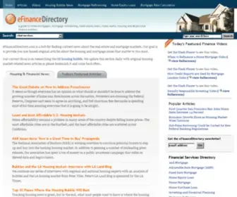 Efinancedirectory.com(Efinancedirectory) Screenshot