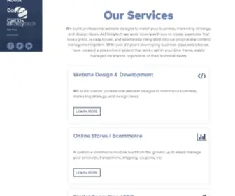 Efinitytech.com(Web Design & Development & Ecommerce Seattle) Screenshot