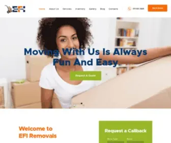 Efiremoval.co.za(Best Moving Company) Screenshot