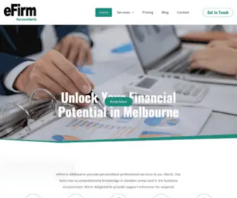 Efirm.com.au(EFirm in Melbourne) Screenshot