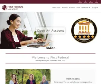 Efirstfederal.com(First Federal Bank and Trust) Screenshot