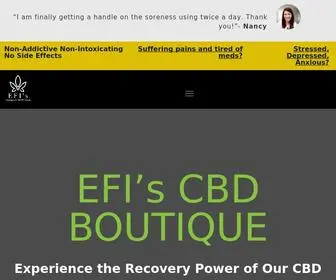 Efiscbd.com(EFI’s CBD BOUTIQUE) Screenshot