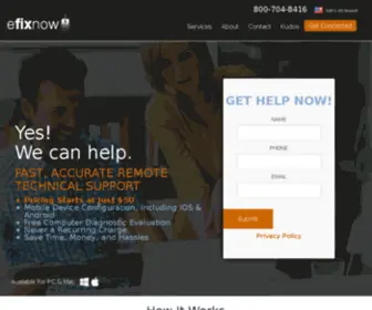 Efixnow.com(Wikipedia) Screenshot