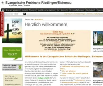 EFK-Riedlingen.de(Kyrios ist Jesus Christus) Screenshot