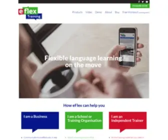 Eflexlanguages.com(Eflex) Screenshot