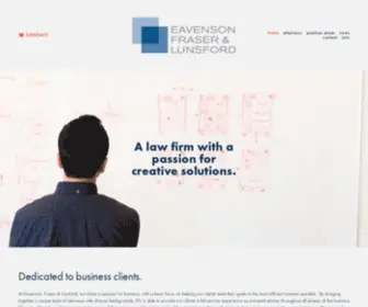 Efllawfirm.com(Eavenson) Screenshot