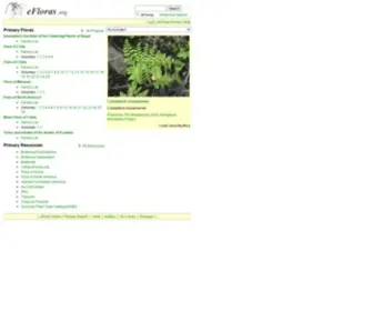 Efloras.org(Online floras and similar projects) Screenshot