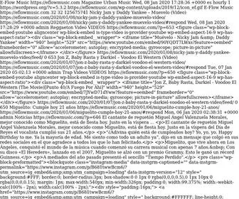 Eflowmusic.com(Reggaeton) Screenshot