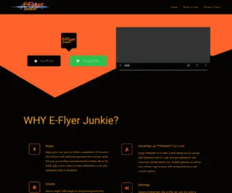 Eflyerjunkie.com(E-flyer Junkie) Screenshot