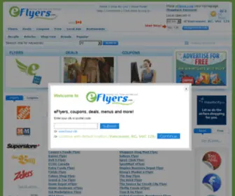 Eflyers.com(Online Flyers) Screenshot