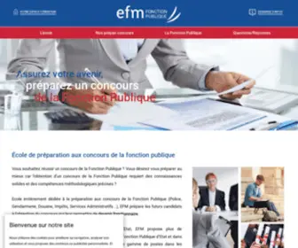 EFM-Fonctionpublique.fr(EFM Fonctionpublique) Screenshot