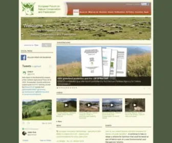 EFNCP.org(The European Forum on Nature Conservation and Pastoralism (EFNCP)) Screenshot