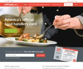 Efoodcard.com(Food Handlers Cards & Certificates) Screenshot