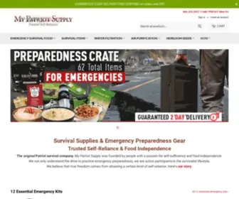 Efoodsdirect.com(My Patriot Supply) Screenshot