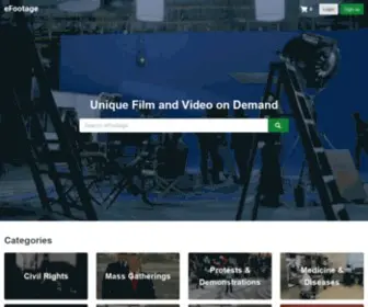 Efootage.com(Vintage and Contemporary Stock Footage) Screenshot