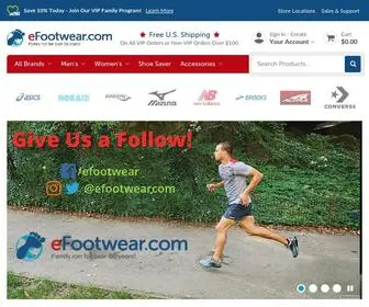 Efootwear.com(Buy Asics) Screenshot