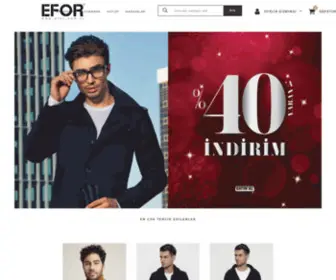 Efor.com.tr(Erkek Giyimde Modanın Adresi) Screenshot