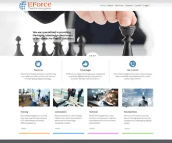 Eforcecorp.com(Eforce Technologies) Screenshot