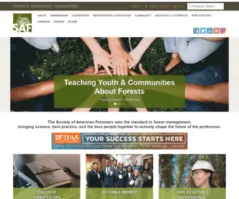 Eforester.org(Society of American Foresters) Screenshot