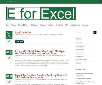 Eforexcel.com(Excel BI Analytics) Screenshot