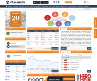 Eforexindia.com(Live Currency Rates and Analysis) Screenshot