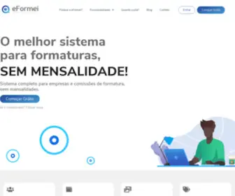 Eformei.com.br(Sistema de Boletos para Empresas e Comissões de Formatura) Screenshot